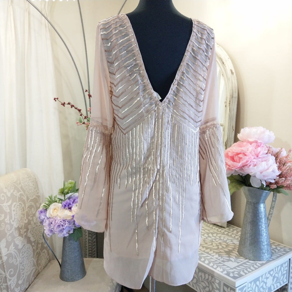 🍒NWT🍒 TJD MINI BLUSH DRESS - Picture 9 of 13